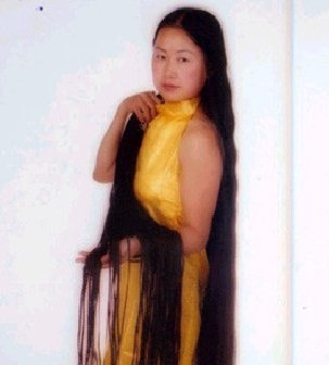 内蒙古赤峰长发女郭晓慧2.4米长发回顾