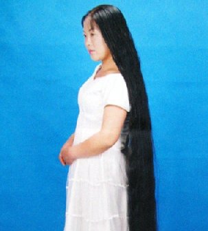 内蒙古赤峰长发女张玉霞2米长发回顾