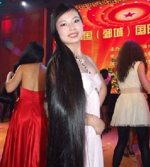 安徽合肥长发女夏宽蕾2.1米长发回顾