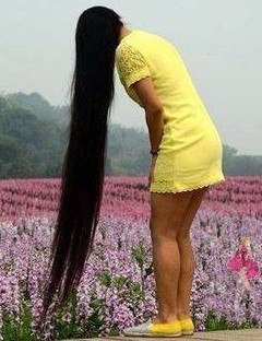 四川泸州长发女周敏1.56米长发回顾
