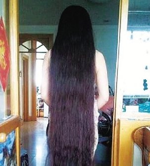 内蒙古长发女张晶1.5米长发回顾