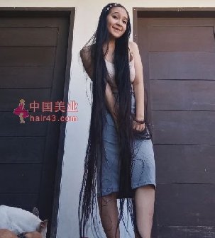 菲律宾长发女alylallyx过膝长发图片15张