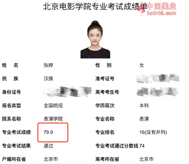 北电艺考成绩出炉！众童星霸屏个个高颜值，第一名却被嘲“人品差”