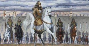 成吉思汗带蒙古军征伐阿塞拜疆，不断奔袭，所到之处尽是烧杀掠夺