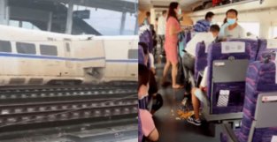 D2809次旅客列车在榕江站TUO线，受伤人员均已在医院治疗