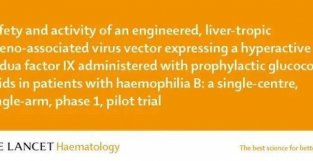 作者解读｜中国首个肝脏靶向腺相关病毒血友病B基因治疗研究
