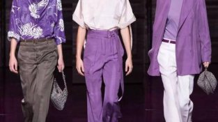 时尚圈人士最容易穿出彩的紫SE