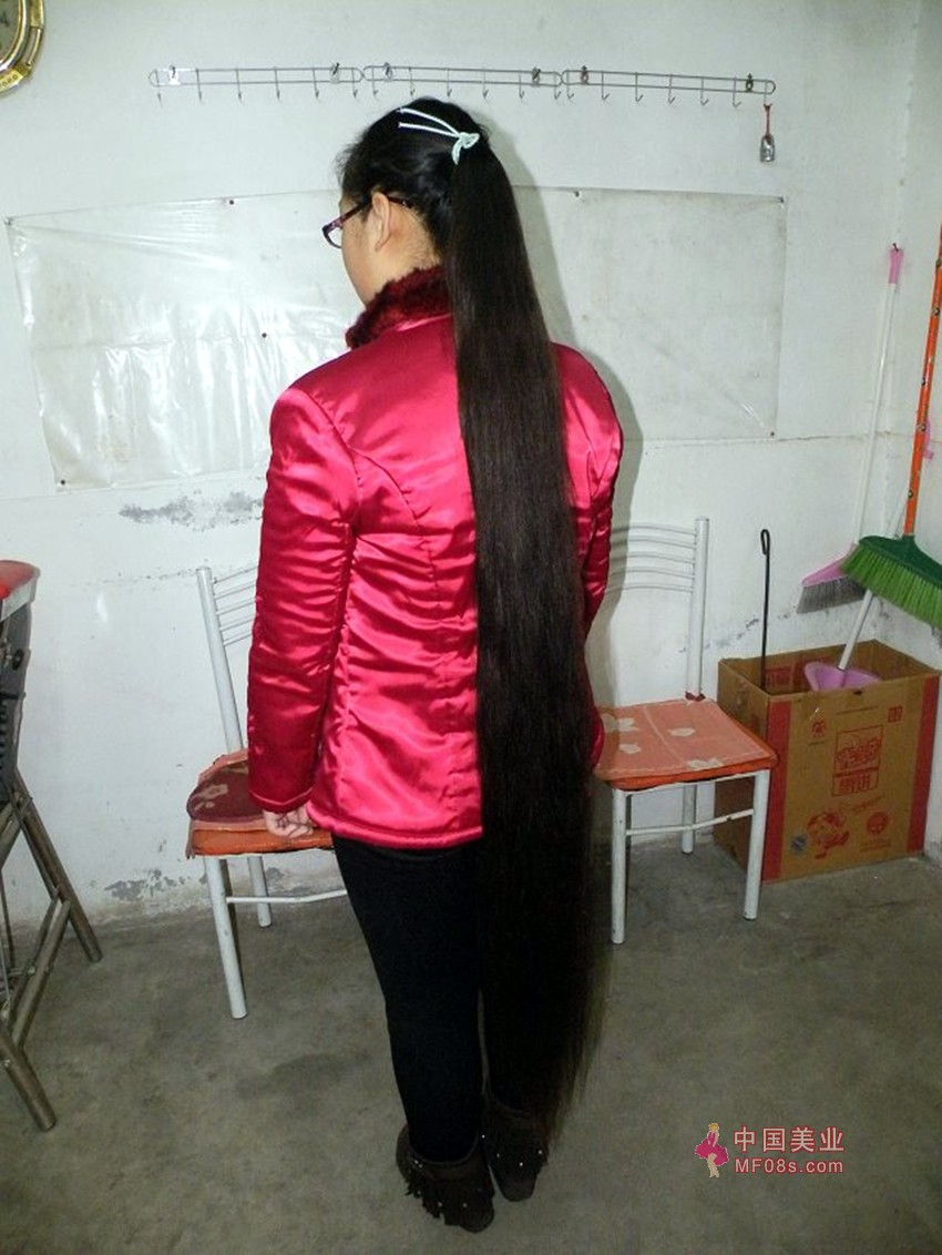 剪下姑娘1.4米柔顺长发(24)